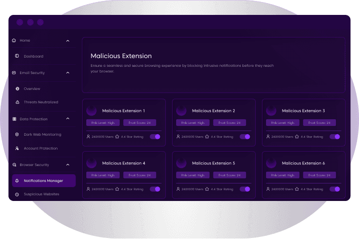 Malicious Extensions Graphic