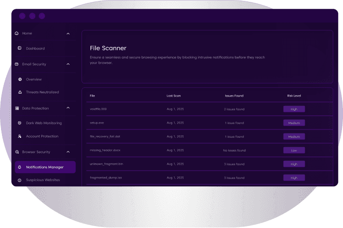 File Scanner Graphic